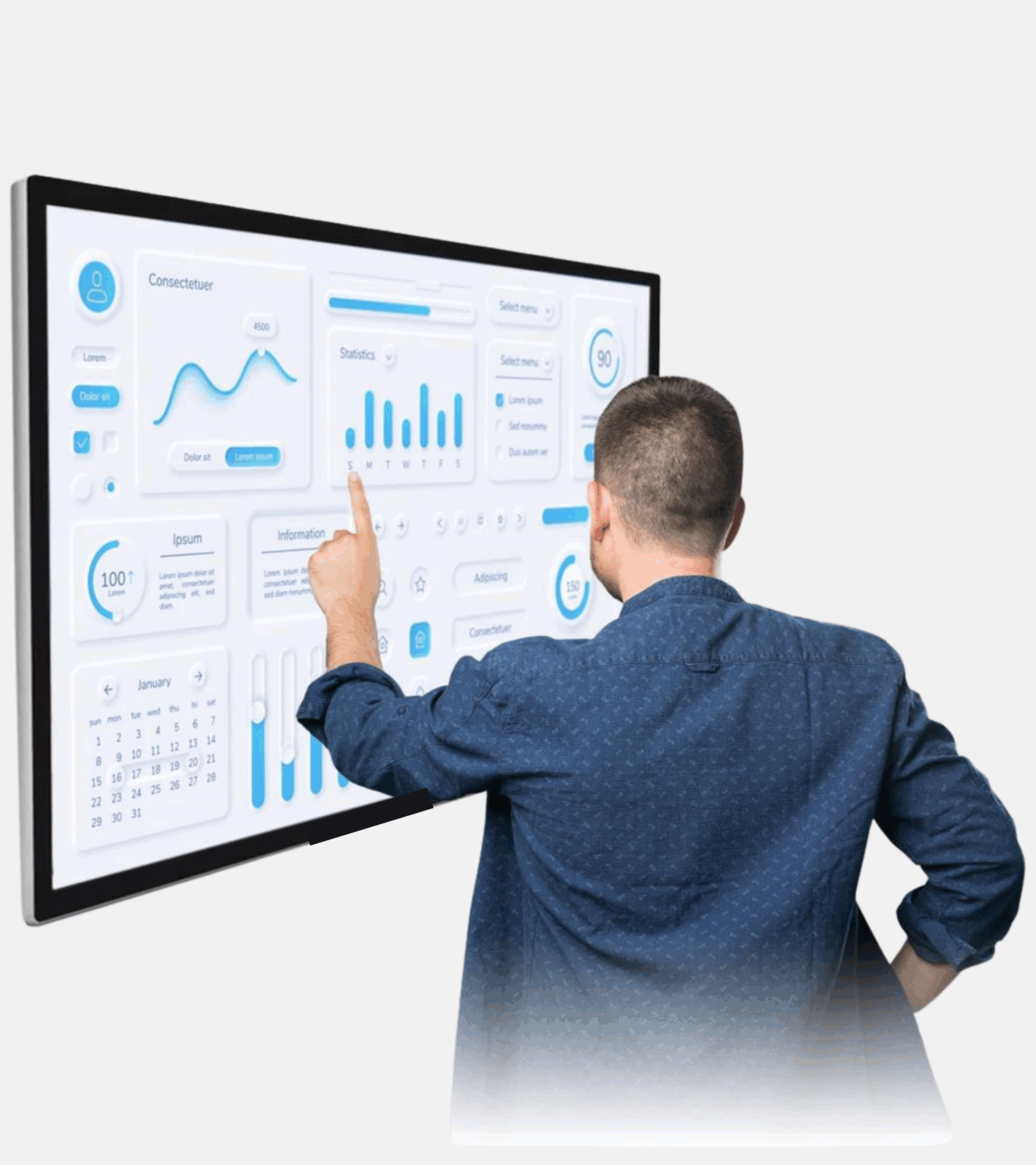  43' Capacitive Touch Monitor